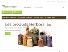 Tablet Screenshot of herboraliae.com